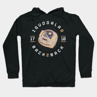 Andre Iguodala 9 Back 2 Back Championship Ring 2017-18 Hoodie